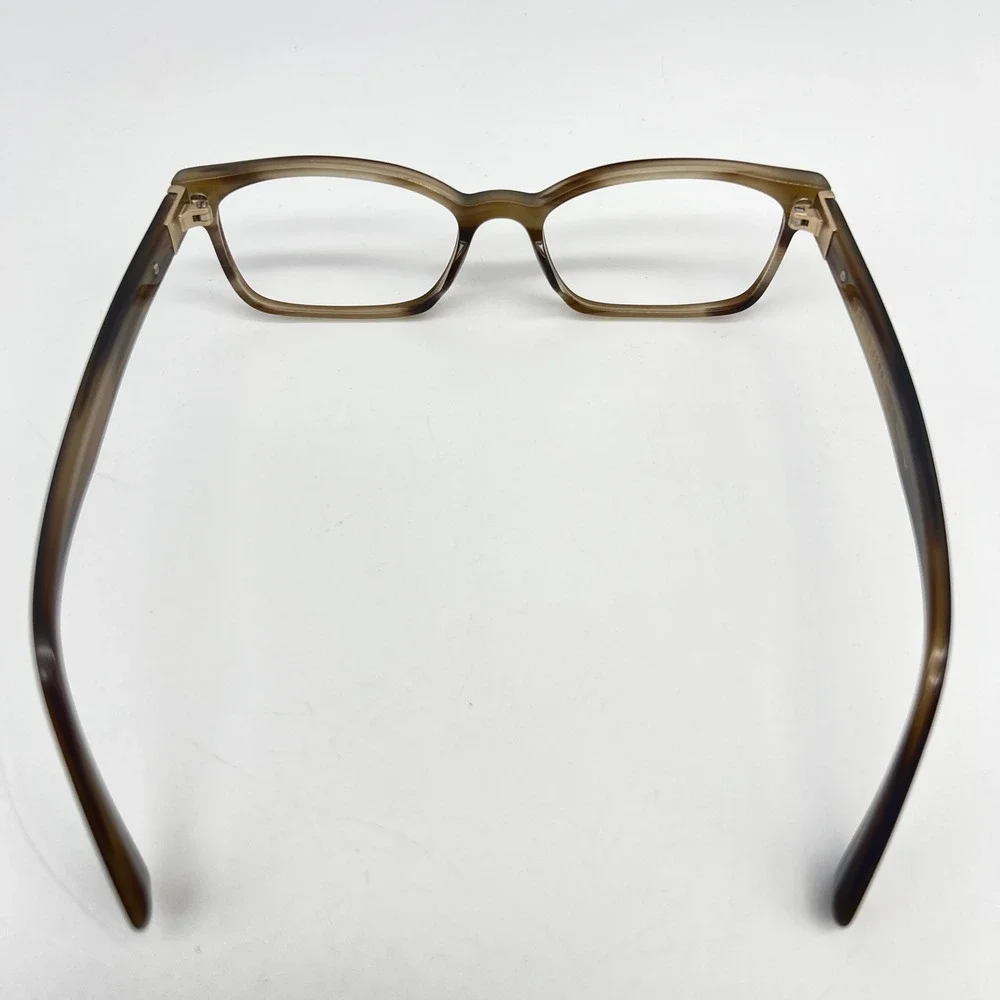Seraphin Eyeglasses Brown Striated Handmade In Japan Women Eyewear Frames Only